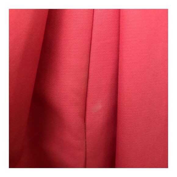 Rare Priscilla of Boston sz 14 Salmon Pink Cocktail Party Ruffle Dress Cotton - Picture 7 of 14